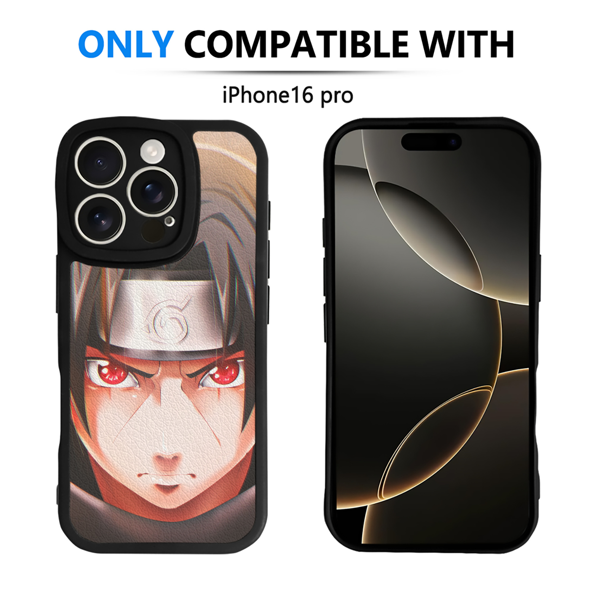 （画像用） NARUTO -ナルト- NARUTO -ナルト- 疾風伝 【iPhone 16シリーズ対応】シリコンスマホケース（レザー調） 材質：シリコン